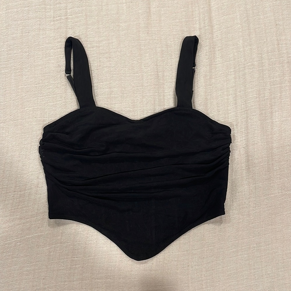Black corset top